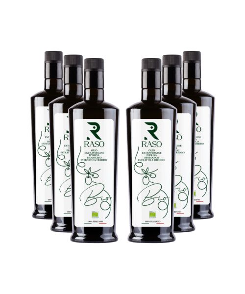 Home 5 Olio Extravergine di Oliva Biologico – 6 Bottiglie da 750ml